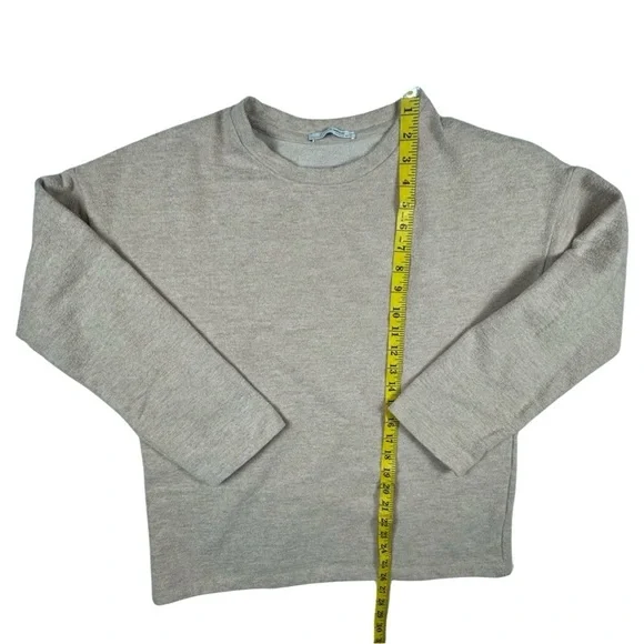 Zara Crew Neck pink Sweater Trafuluc heavyweight Women’s Size Small - Picture 5 of 7